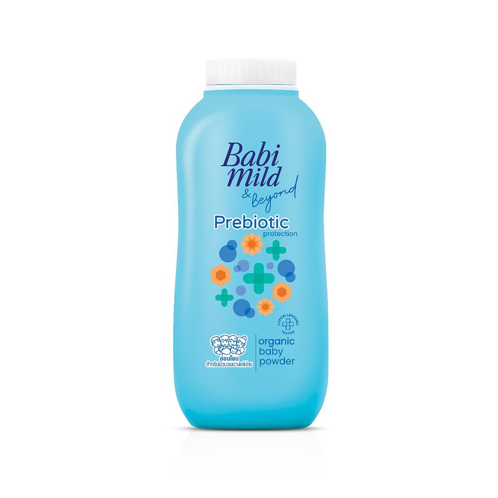 Babi Mild & Beyond Prebiotic Protection Organic Baby Powder, 160g