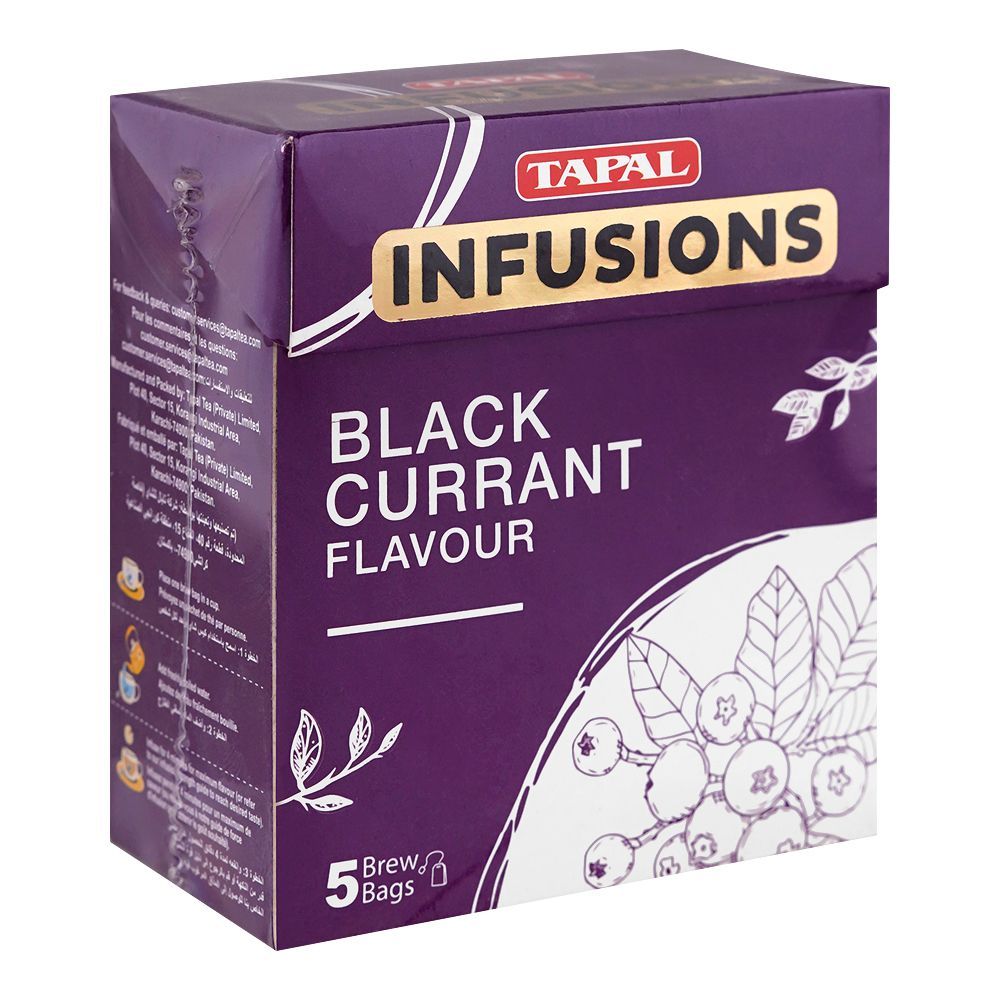 Tapal Infusion Black Currant Tea Bags, 5-Pack