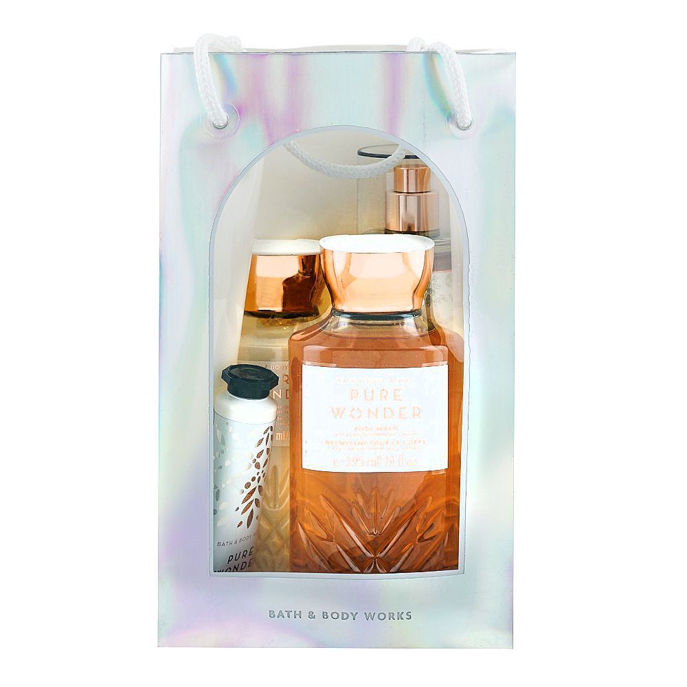 Bath & Body Works Pure Wonder Gift Set: 295ml Body Wash+29ml Hand ...