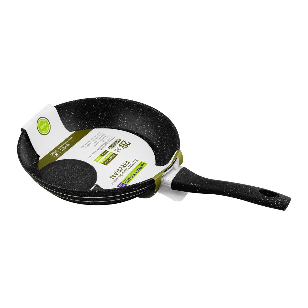 Royalford Smart Granite Series Frypan, 26cm, Grey, RF11871