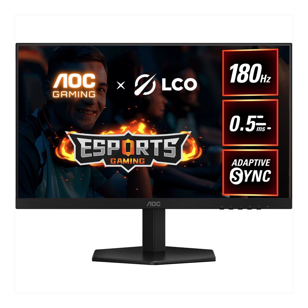 AOC 23" 3-Sided Frameless Fast IPS LED Gaming Monitor, Adaptivesync, 180Hz, 24G42E