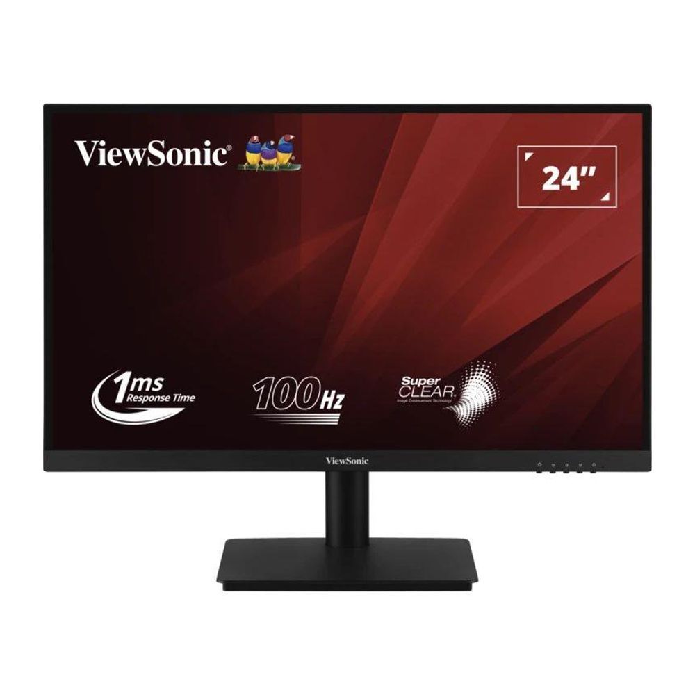 Viewsonic 24" Eye Protech Full HD LED Monitor with Dual 2W speakers, VA2406-MH