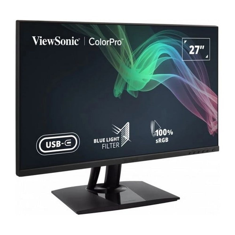 Viewsonic 27" 2K QHD Frameless Ergonomic Professional LED Monitor, VP2756-2K