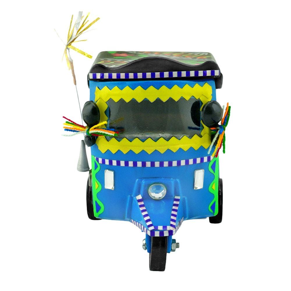 Star Wars Rickshaw Star Shine Truck Art Small Rickshaw Miniatures, Black, For home décor