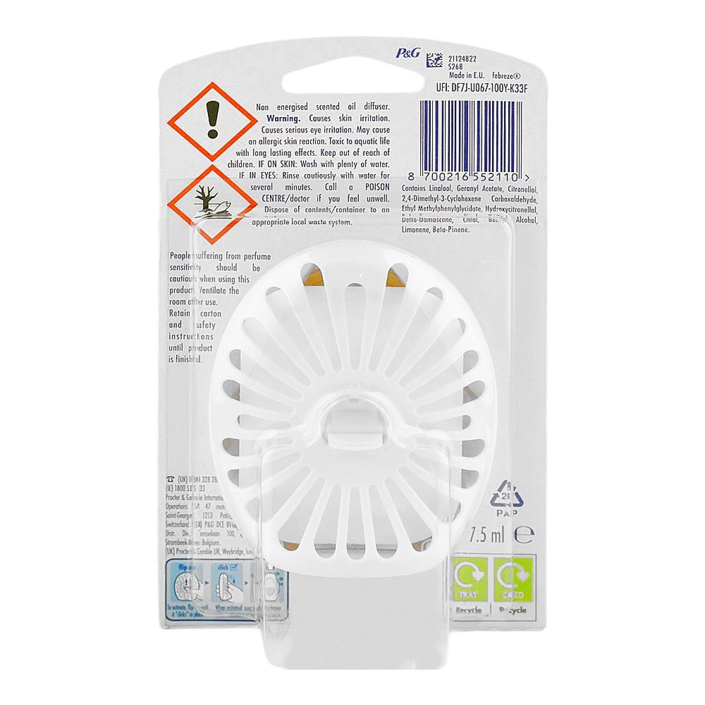 Febreze Bathroom Anti-Mould Odour Air Freshener, Enchanted Forest Scent, 7.5ml
