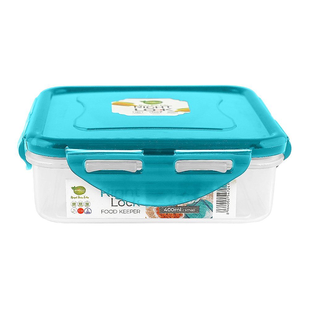 Appollo Right Lock Food Keeper, 400ml, Small, Turquoise