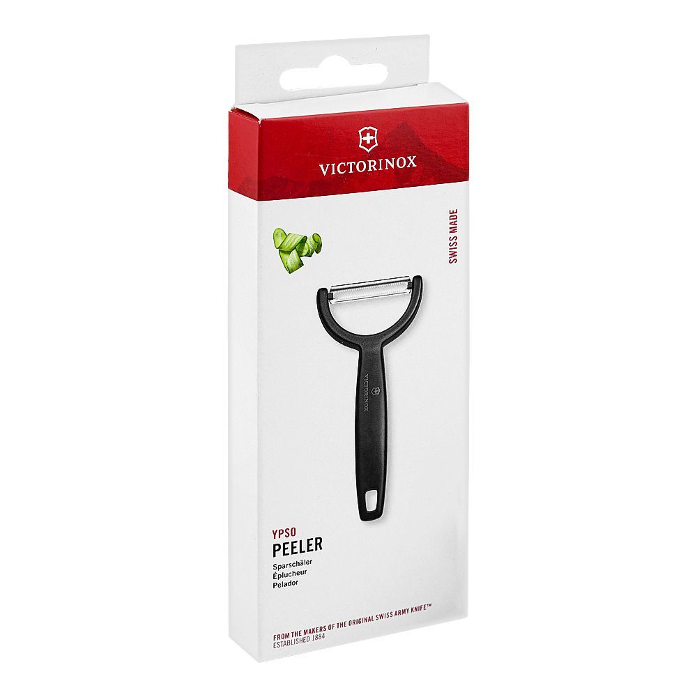 Victorinox Serrated Double Edge Fruit & Vegetable Ypso Peeler, Espresso ...