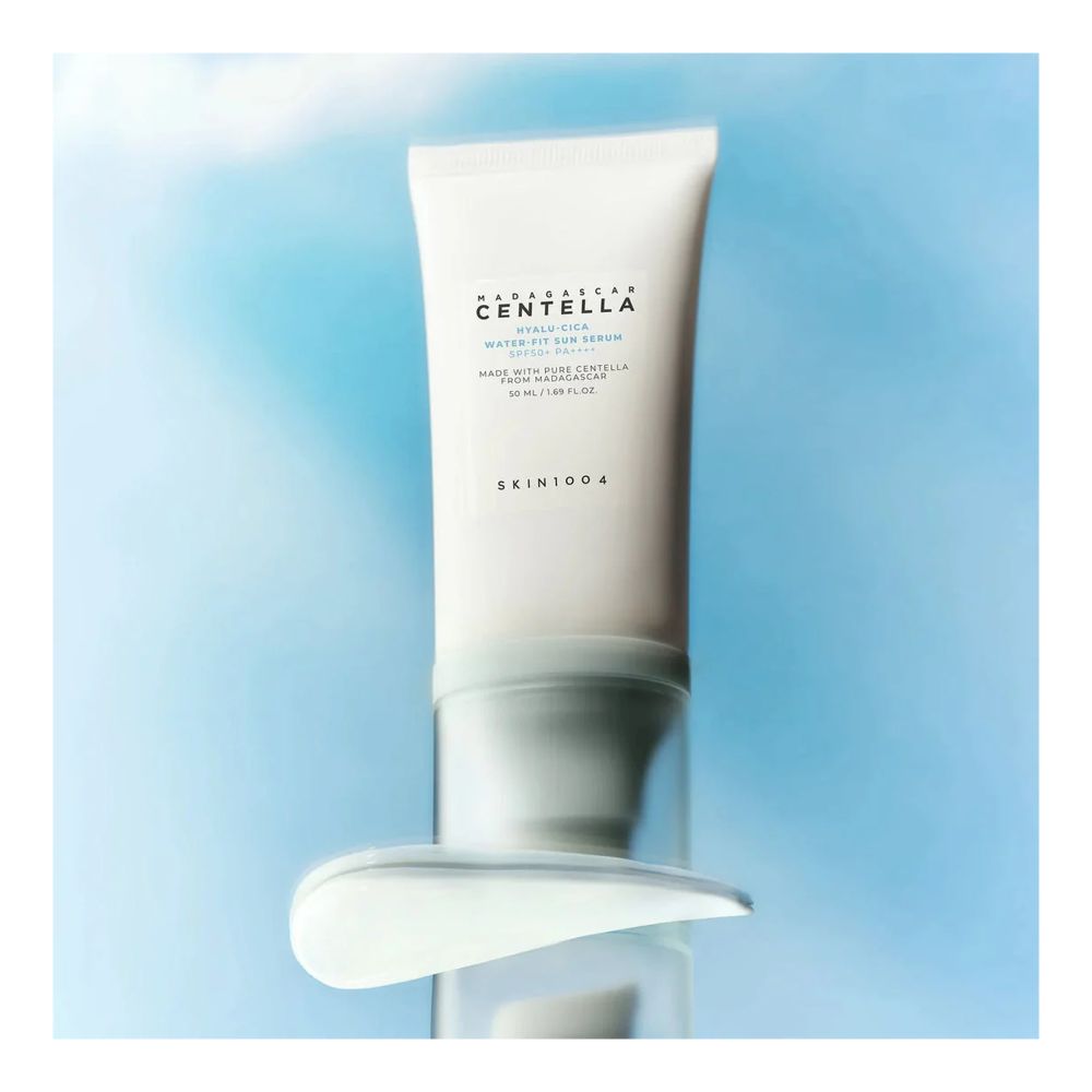 Skin1004 Madagascar Centella Hyalu-Cica Water-Fit Sun Serum Sunscreen, SPF50+, PA++++, 50ml