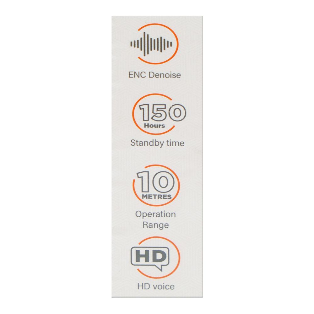 Faster ENC Mono Clip On Bluetooth Earphone, E10