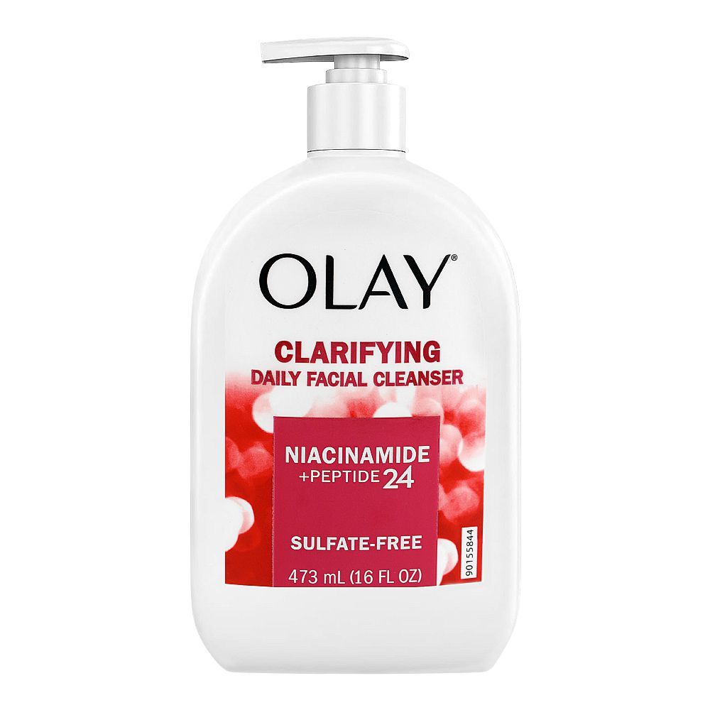 Olay Niacinamide + Peptide 24 Clarifying Daily Facial Cleanser, 473ml