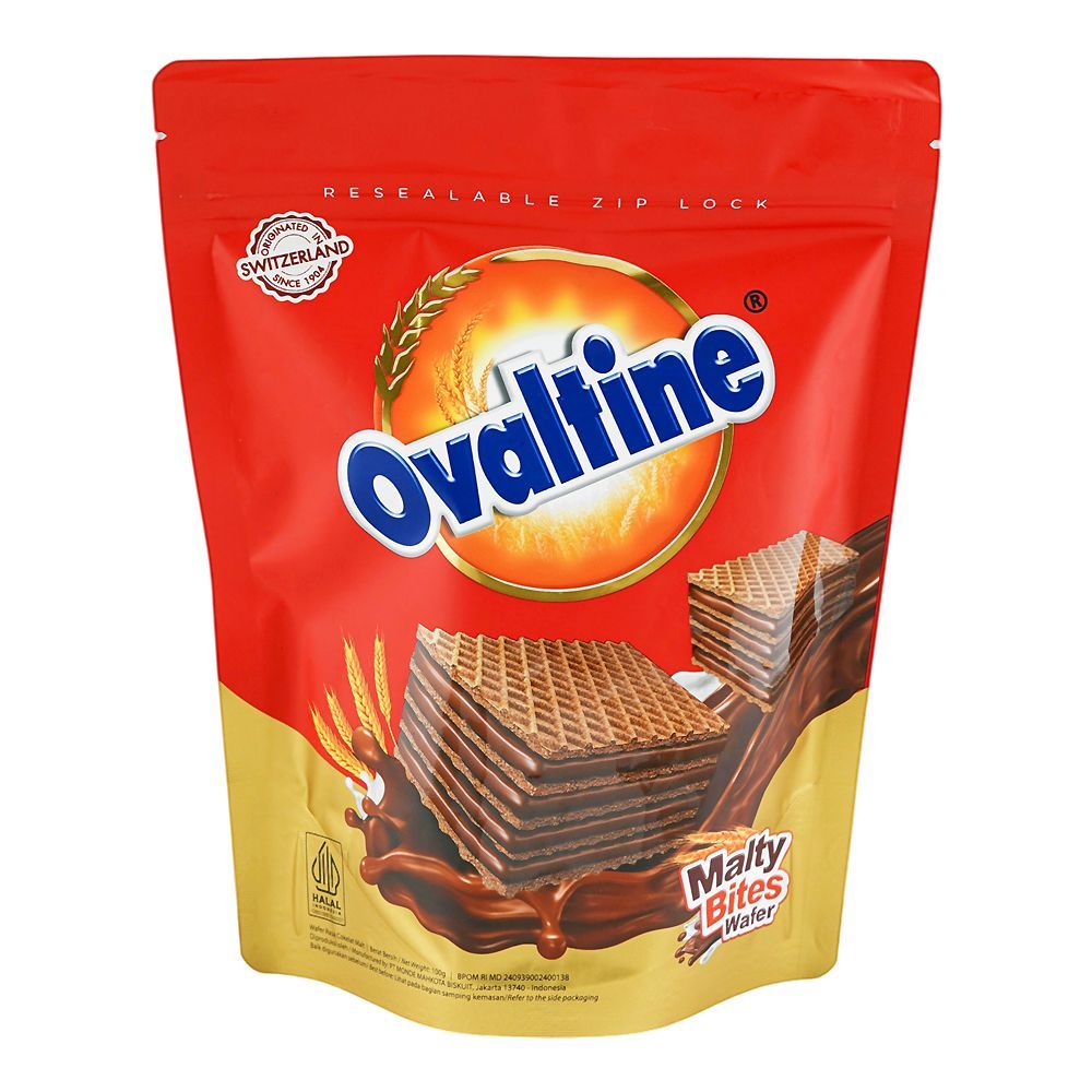 Ovaltine Chocolate Malty Bites Wafer, 100g