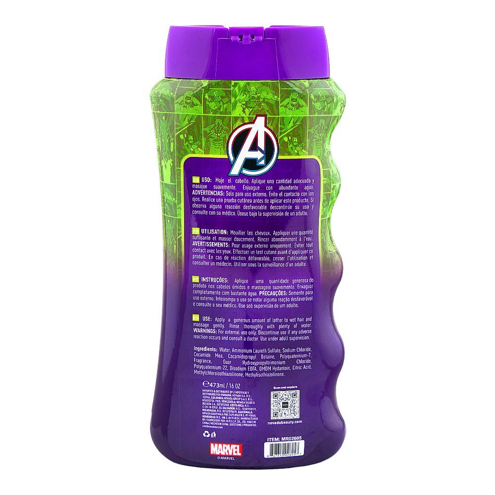 Marvel Avengers 2-In-1 Shampoo & Conditioner, For Kids, 473ml
