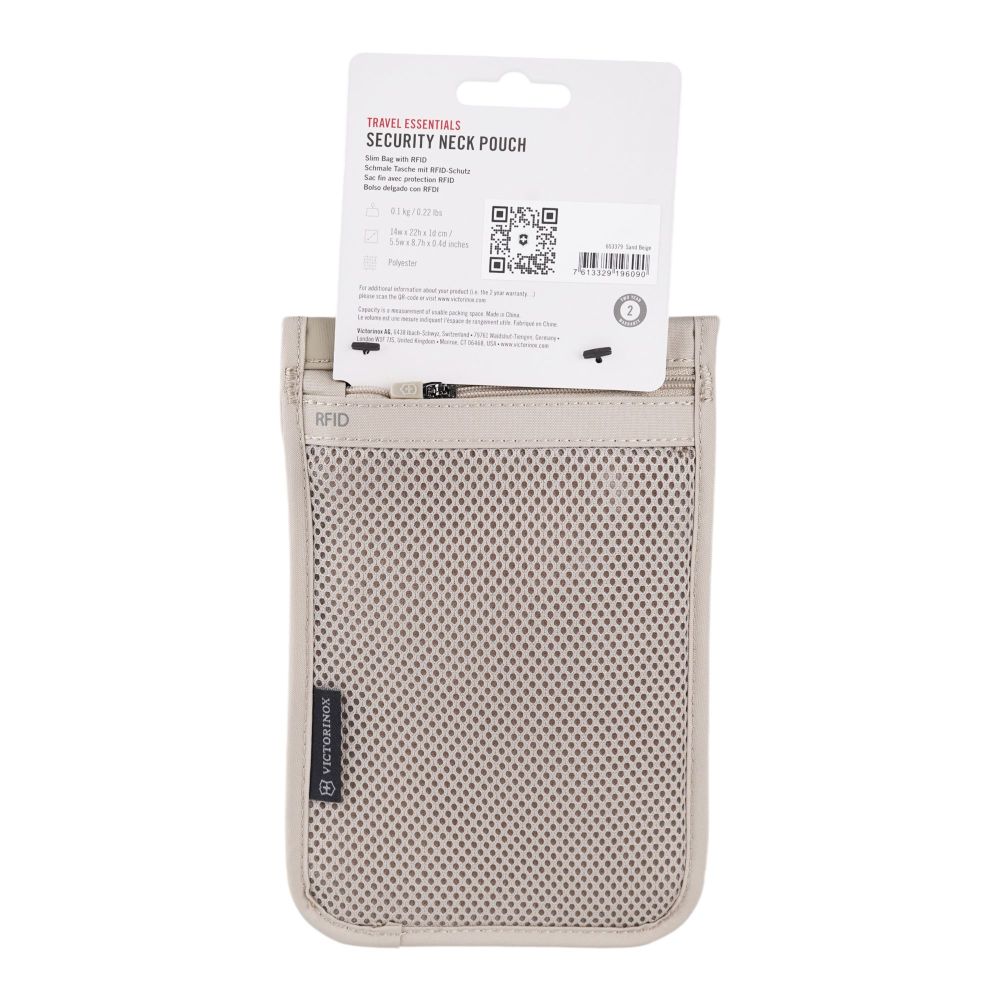 Victorinox Security Neck Pouch Black One Size Unisex, Zwart, Eén maat, Casual