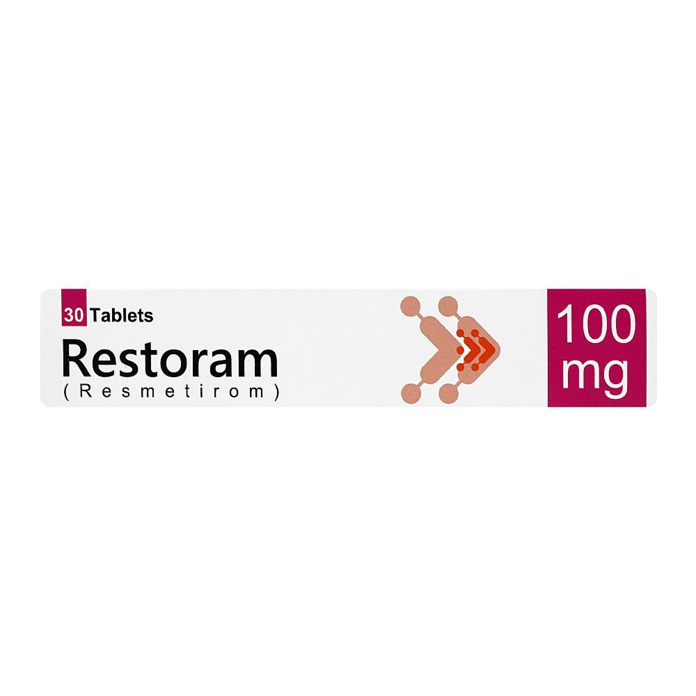 High-Q Pharmaceuticals Restoram Tablet, 100mg, 30-Pack