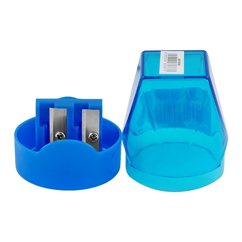 Deli 2 Hole Pencil Sharpener, Blue, E39768
