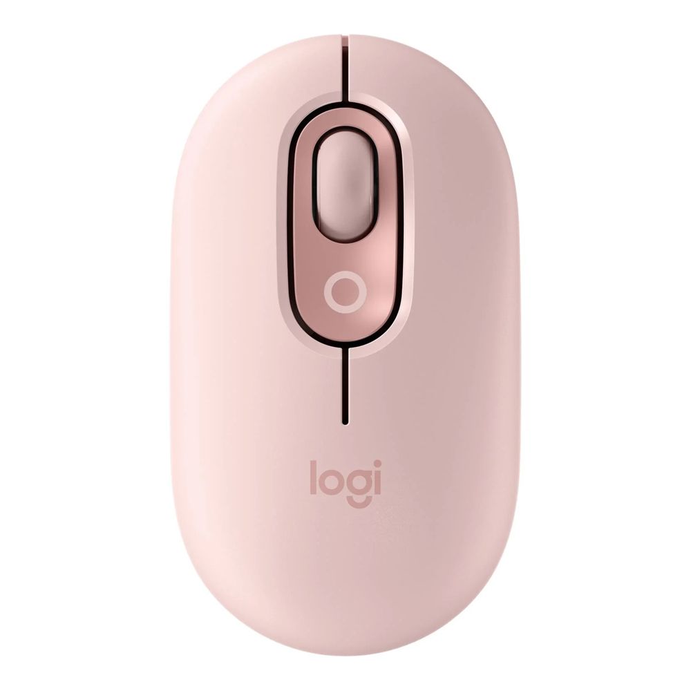 Logitech Pop Wireless Mouse, Rose, 5.1 Bluetooth, 910-007402