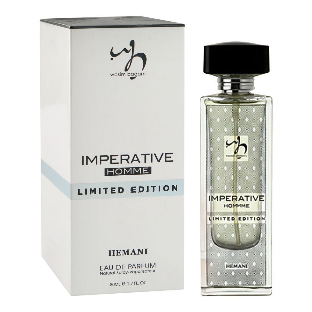 Hemani Imperative Homme Limited Edition, Eau De Parfum, For Men, 80ml