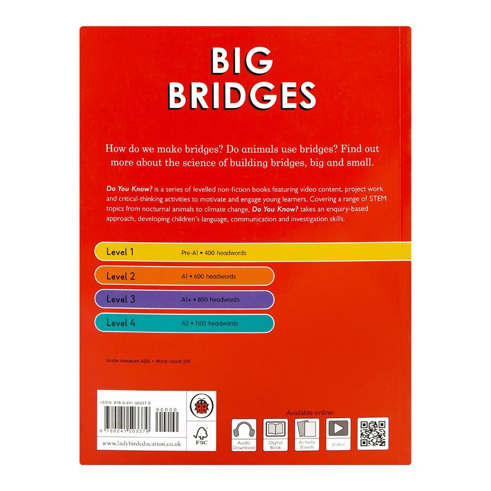 Ladybirds Books Do You Know Level 1 Big Bridges Pb Book