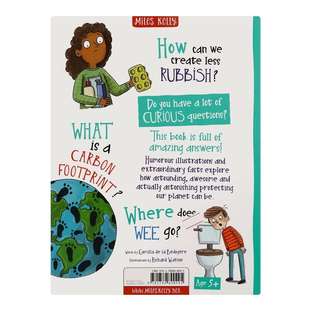 Miles Kelly Curious Questions & Answers About Saving The Earth Book