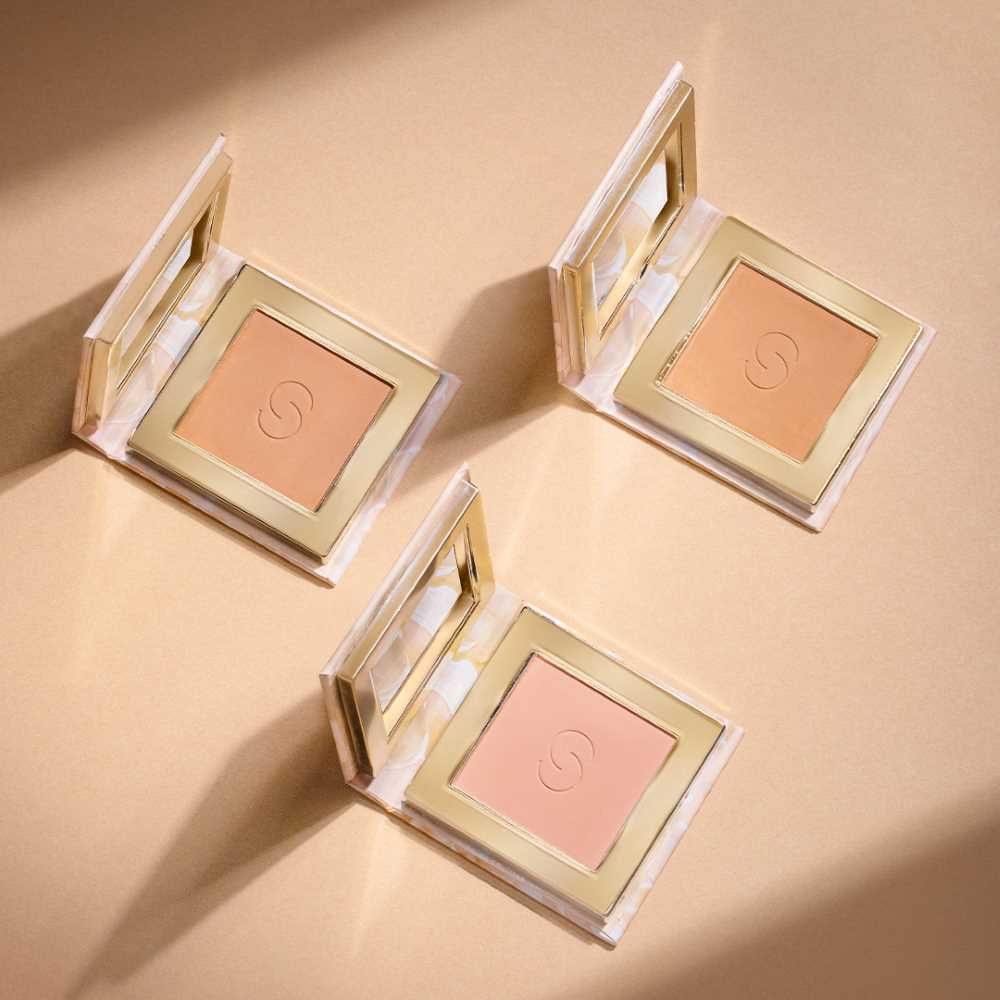CoNatural Cosmetics Compact Powder, Ivory CP002, 9g