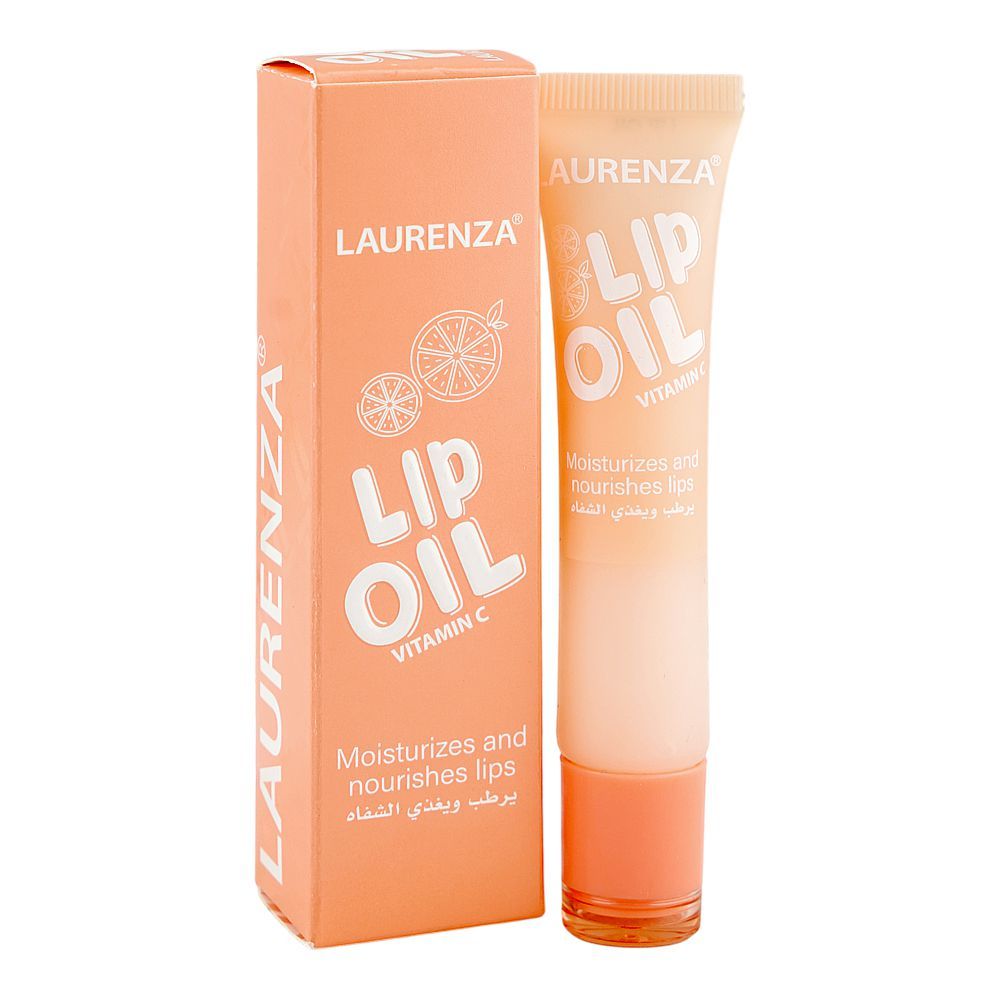 Laurenza Vitamin C Lip Oil, Mineral Oil, For Nourished Lips, 18ml