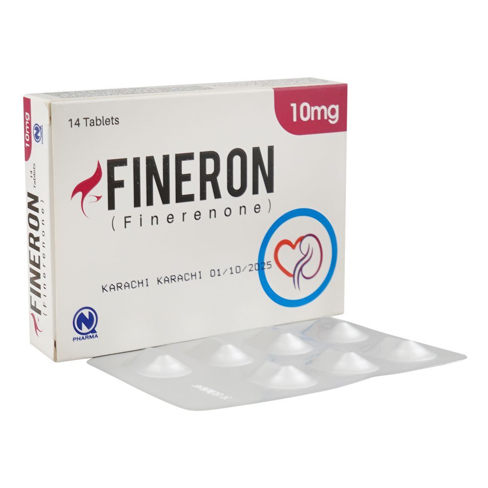 Fineren Box N Pharma Fineron Tablet, 10mg, 14-Pack