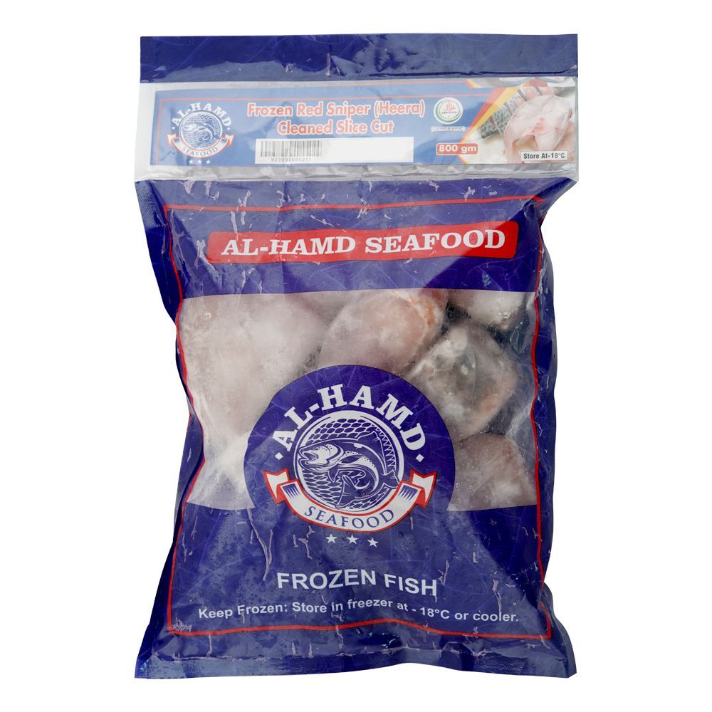 Hammad Fish Al-Hamd Seafood Heera Clean & Slice Cut, 800g