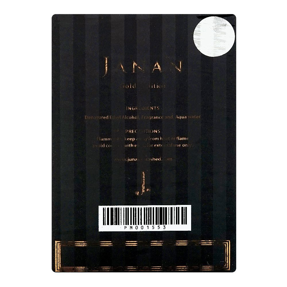 Junaid Jamshed J. Janan Gold Edition, Eau De Parfum, For Men, 200ml