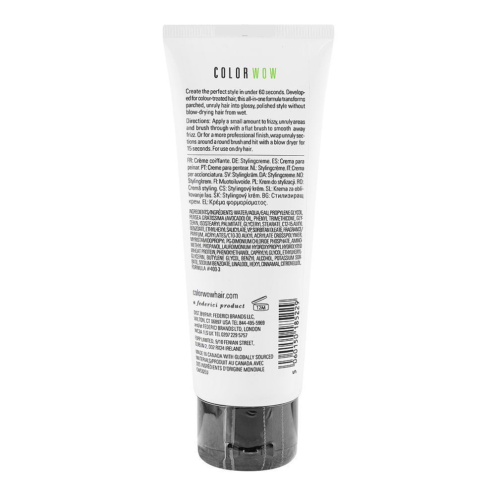 Color Wow One Minute Transformation Styling Cream, Glycerin, For Frizzy ...