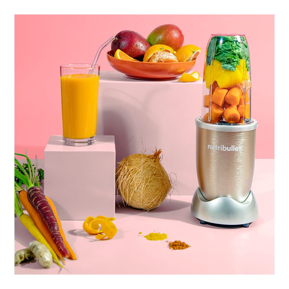 Nutribullet Nutrient Extractor Blender Champagne, 900W, 709ml + 946ml ...
