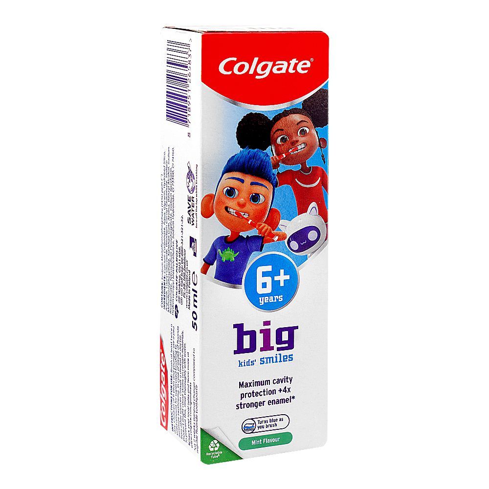 Colgate Kids Big Smiles Toothpaste, For 6+ Years, Mint, 50ml