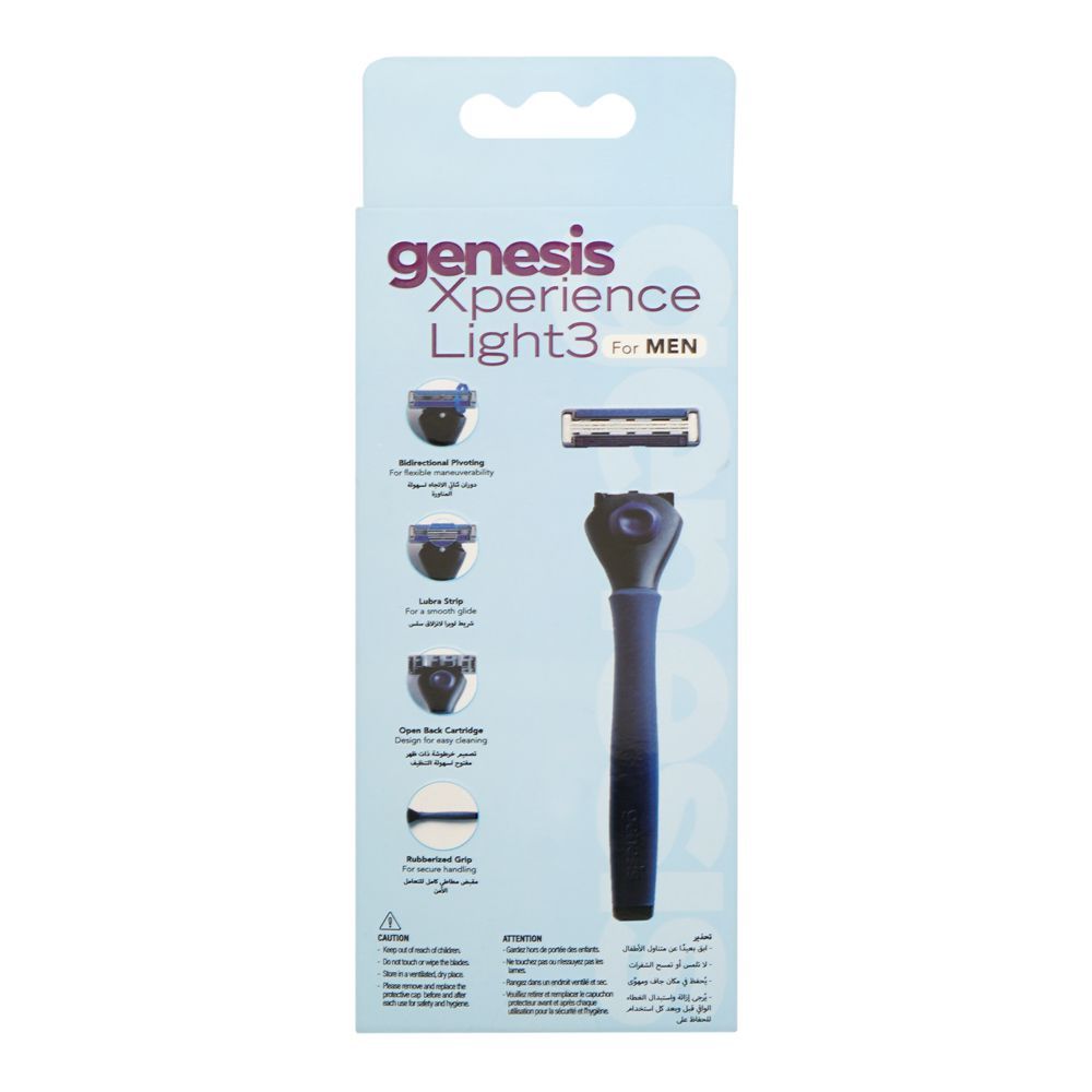 Treet Genesis Razor Treet Genesis Xperience Light 3 For Men Razor, For Men, 1-Pack