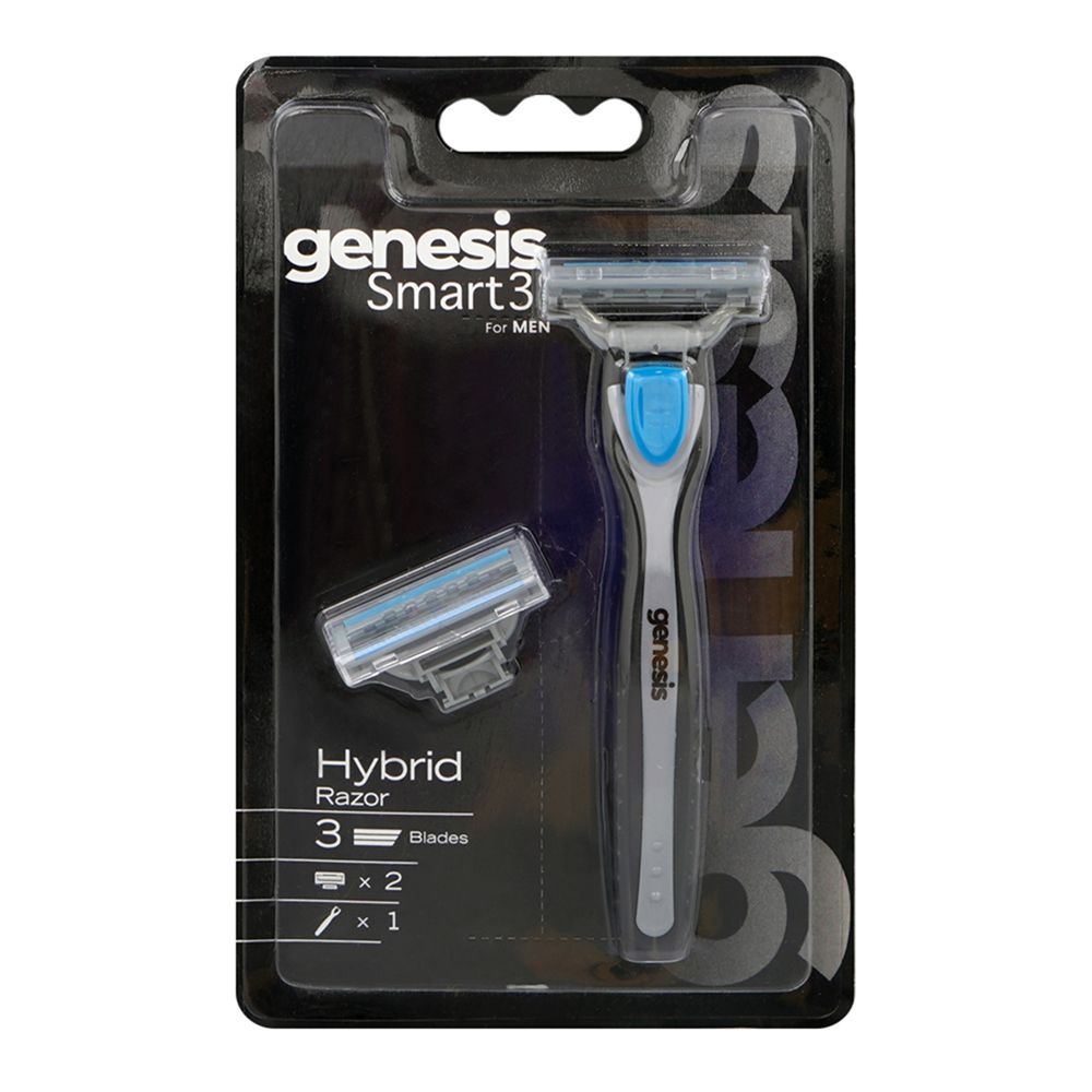 Treet Genesis Razor Treet Genesis Smart 3 For Men Hybrid Razor + Cartridge, For Men, 2-Pack