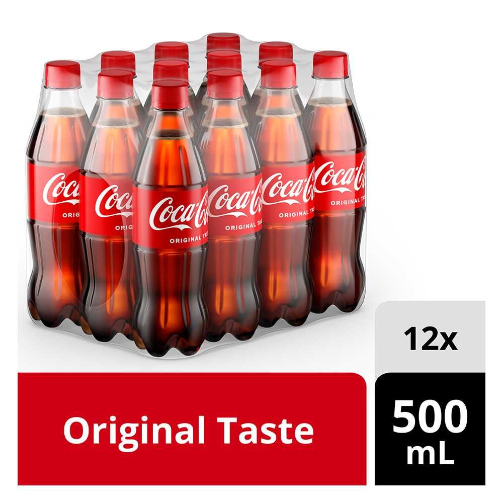 Coca Cola Pet 500ml, 12 Pieces