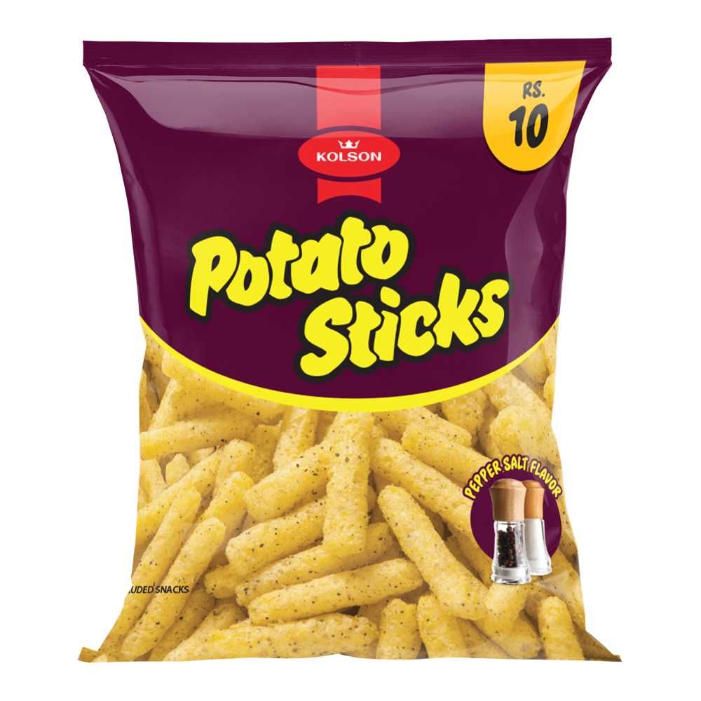 Kolson Potato Sticks, Pepper & Salt, 18g