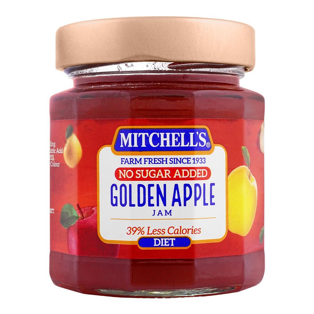 Mitchell's Golden Apple Diet Jam, 300g