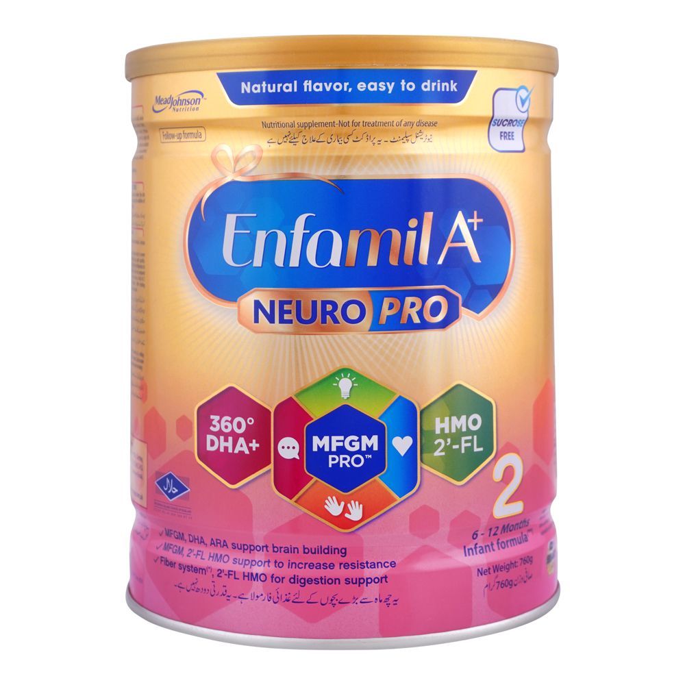 Enfamil A+ Stage 2 Infant Formla, 6-12 Months, 760g
