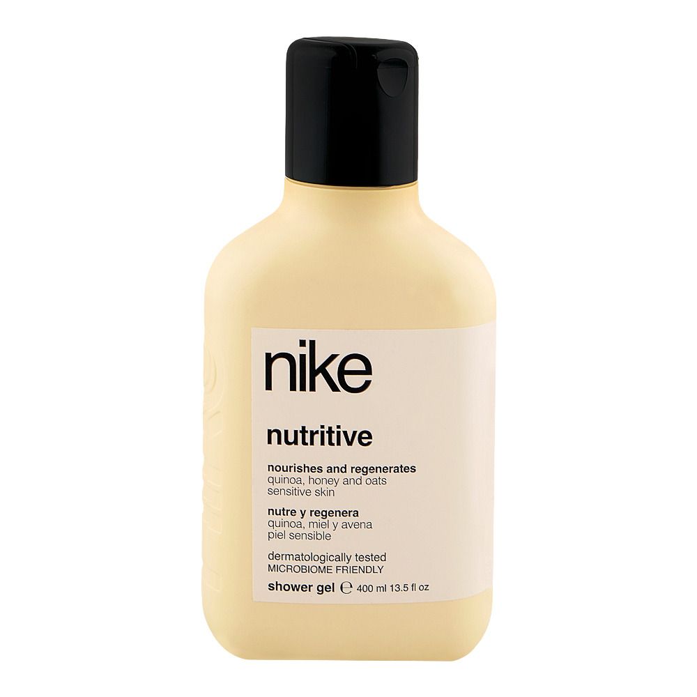 Nike Nutritive Nourishes And Regenerates Shower Gel, For Sensitive