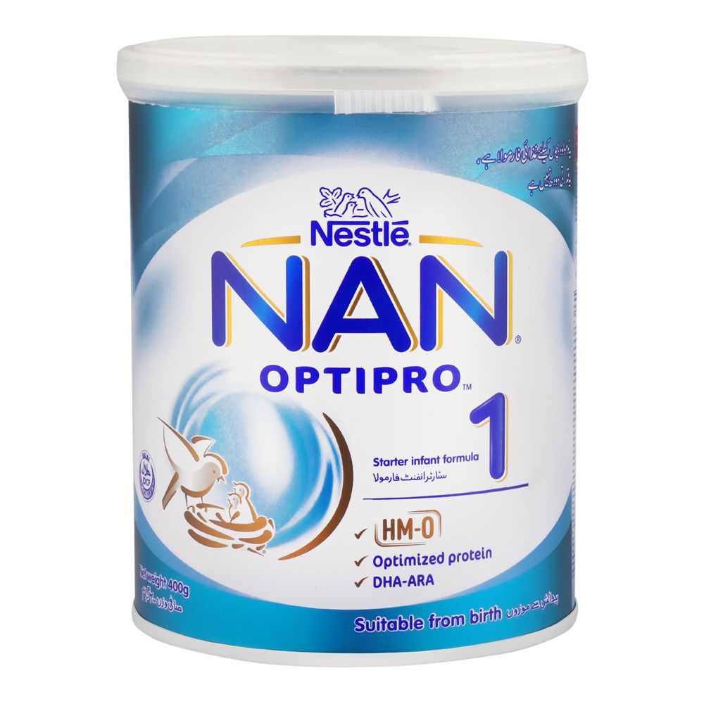 Nestle NAN Optipro, Stage 1, Starter Infant Formula, Tin, 400g