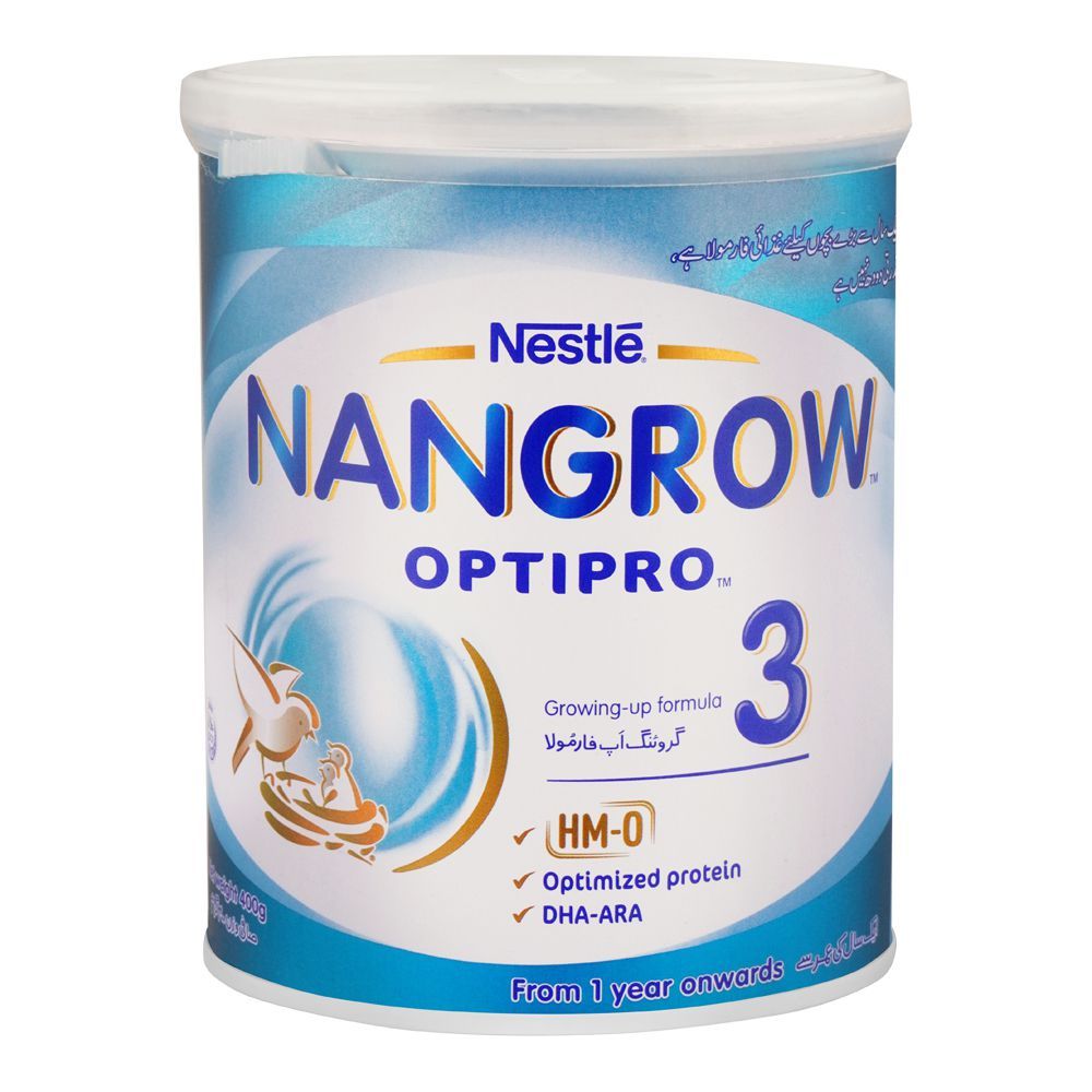 Nestle NAN Optipro, Stage 3, Growing-Up Formula, Tin, 400g