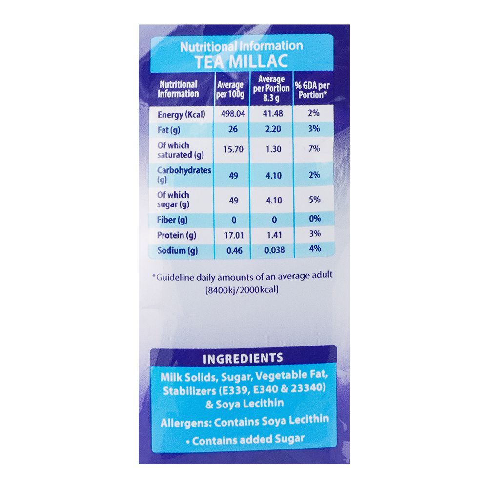 Tea Millac Order Millac Tea Millac Instant Tea Whitener, 390g Online at Best Price ...