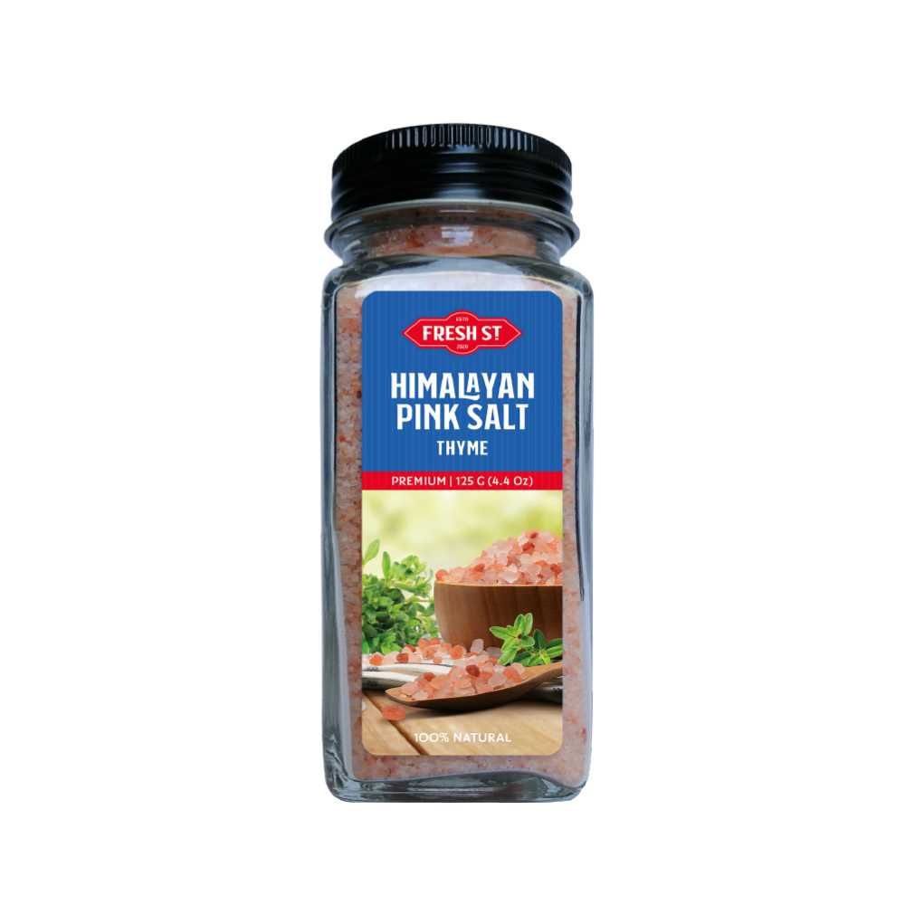 Fresh Street Himalayan Pink Salt, Thyme, 125g