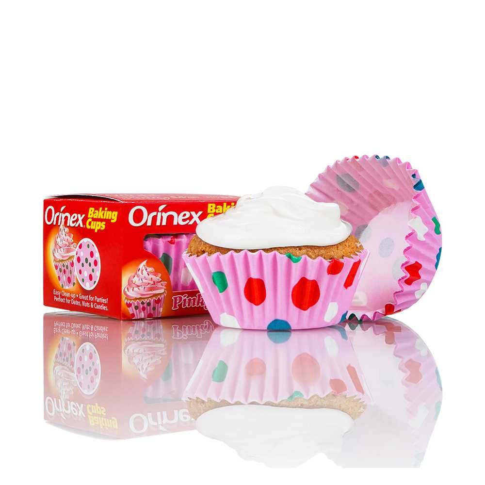 Orinex Baking Cups, Pinky, 54-Pack