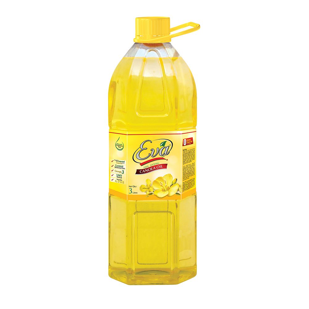 Eva Canola Oil 3 Litres Bottle