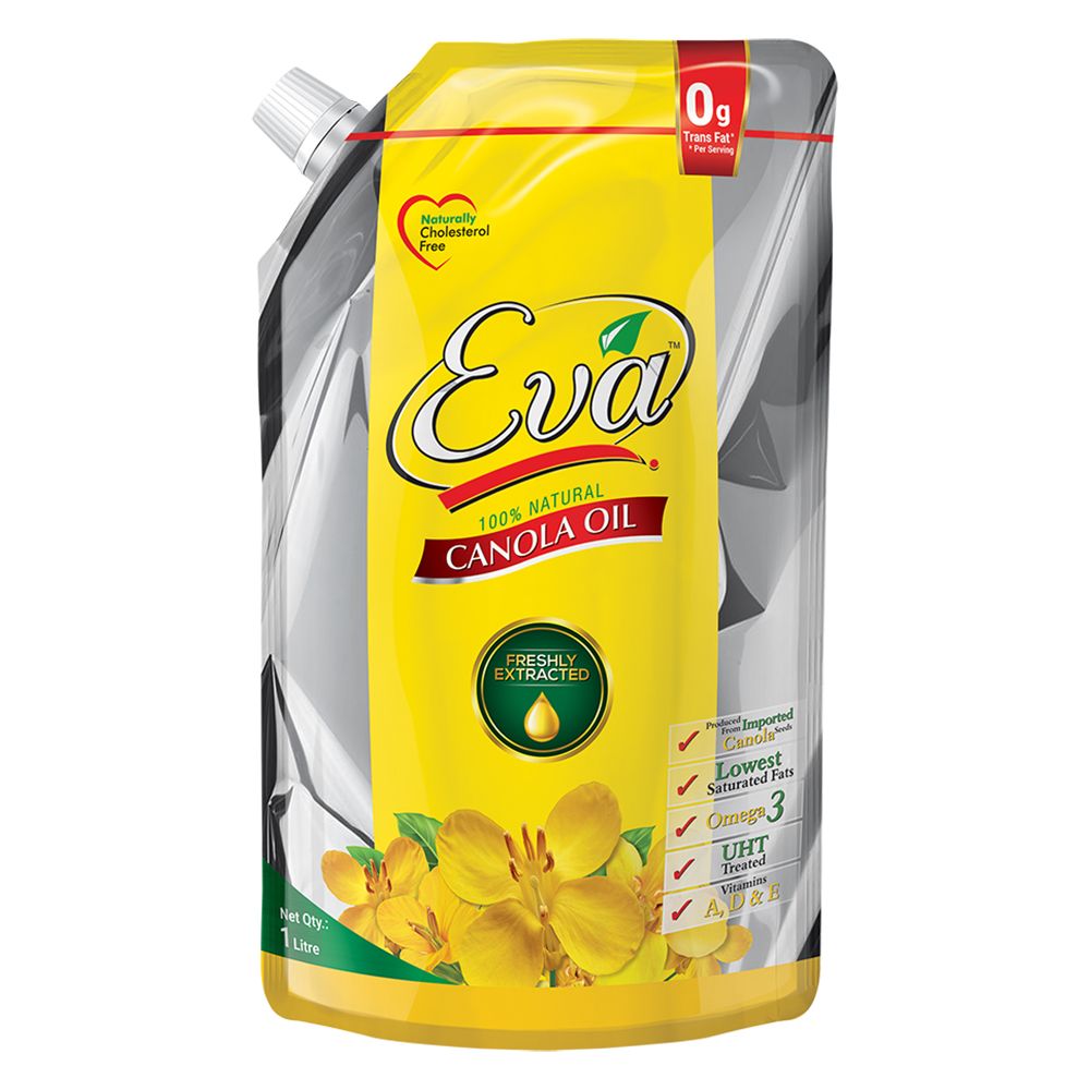 Eva Canola Oil 1 Litre Pouch