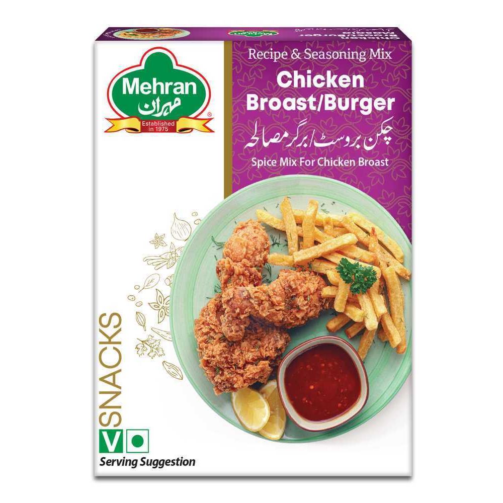 Mehran Chicken Broast Burger Masala 125g