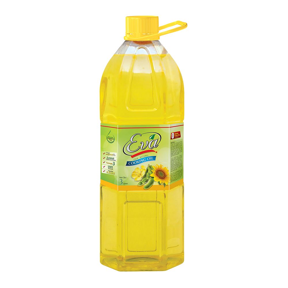 Eva Cooking Oil 3 Litres Bottle