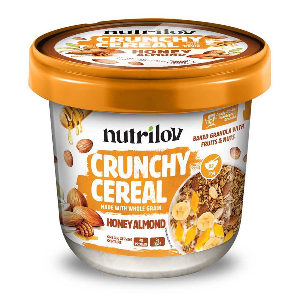 Nutrilov Crunchy Cereal Honey Almond, 60g