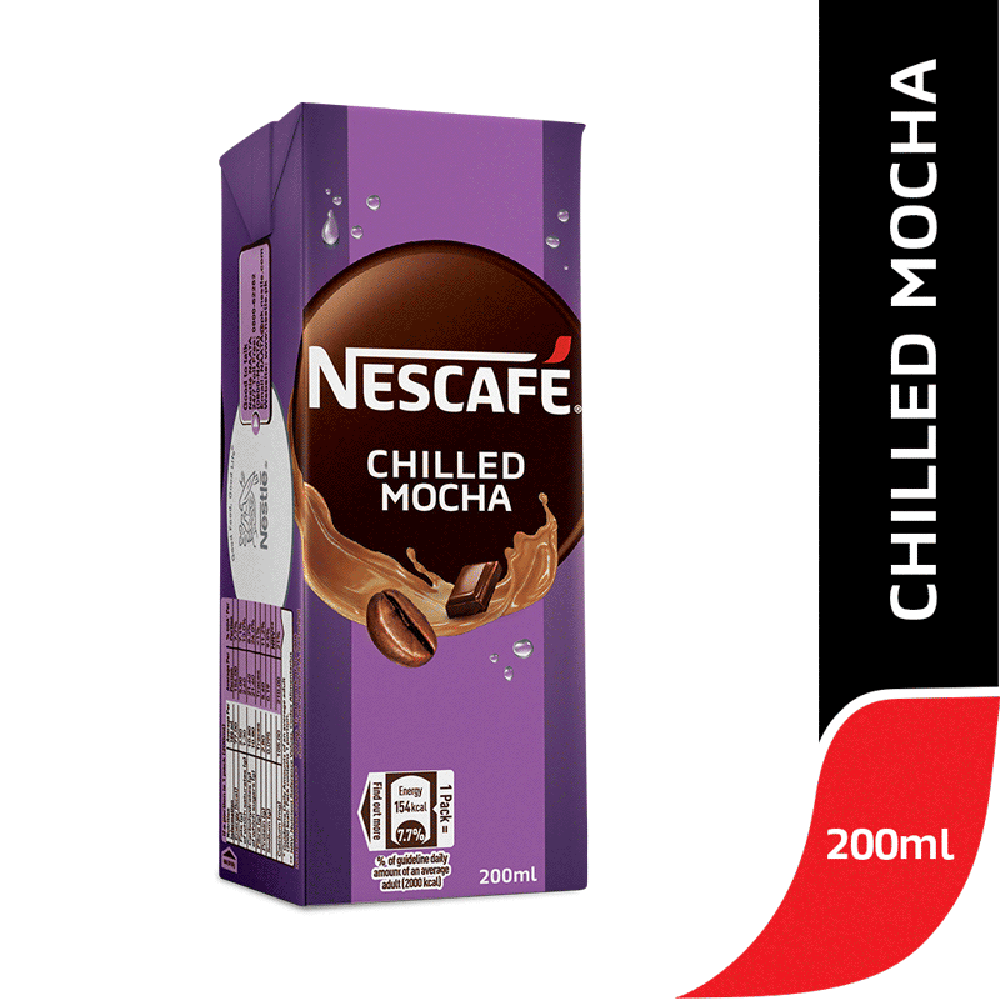 Nestle Nescafe Chilled Mocha Coffee Drink, 200ml