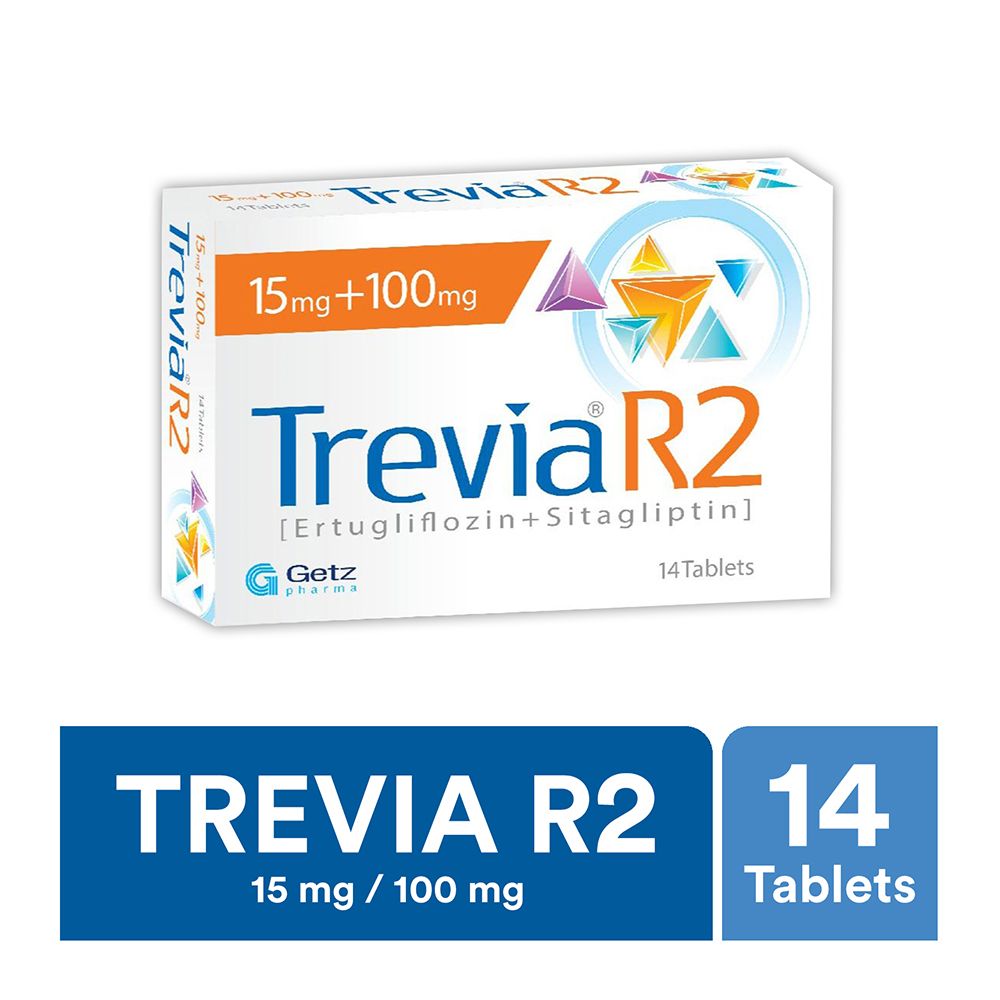 Getz Pharma Trevia R2 Tablet 15mg + 100mg 14-Pack